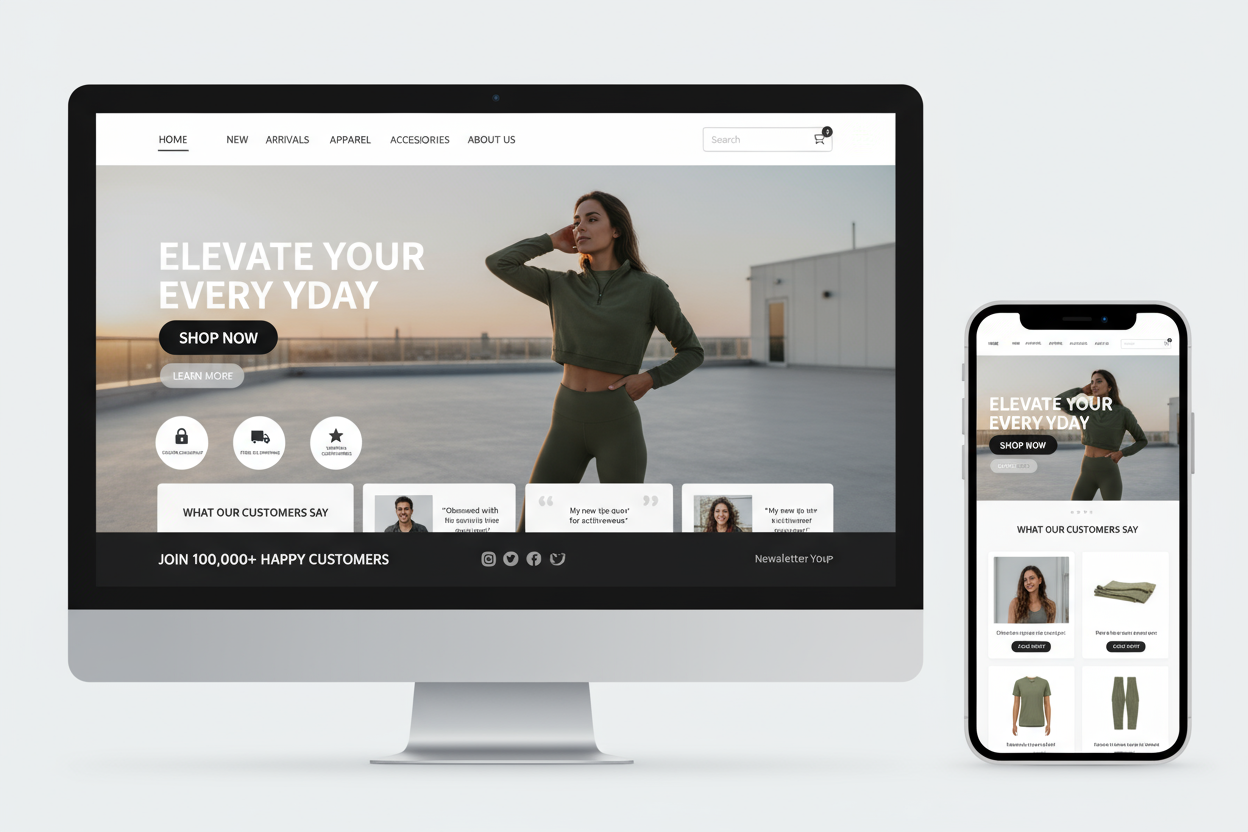 custom shop for client that drives business dtc