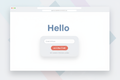 landing page - a simple hello page with single form promo. online product